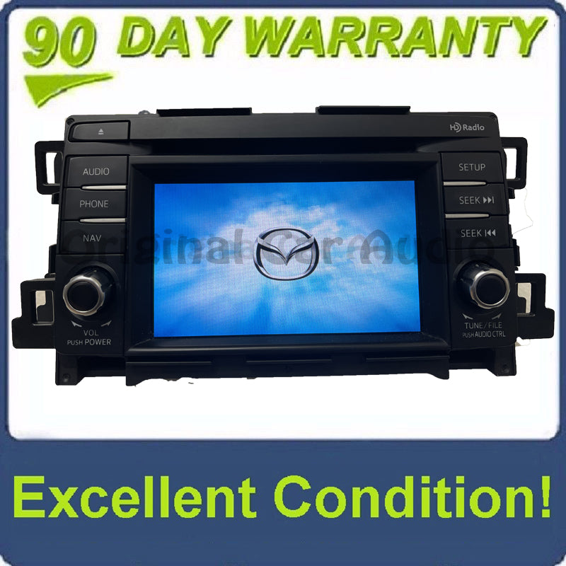 2014 - 2016 Mazda 6 OEM Navigation AM FM Touchscreen HD Radio Receiver