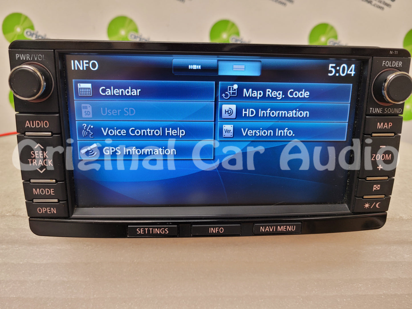 2014 - 2019 Mitsubishi Outlander Lancer OEM AM FM HD Navigation Touchscreen Radio