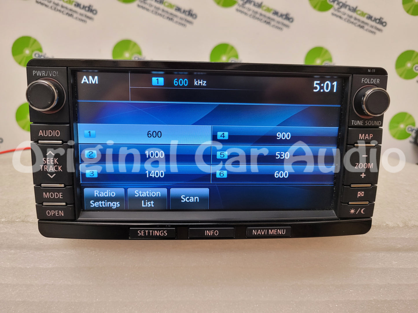 2014 - 2019 Mitsubishi Outlander Lancer OEM AM FM HD Navigation Touchscreen Radio