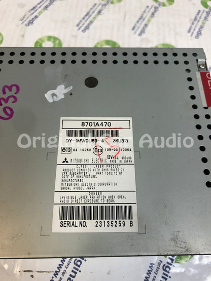 2010 - 2013 Mitsubishi Lancer Outlander OEM AM FM Radio CD Player