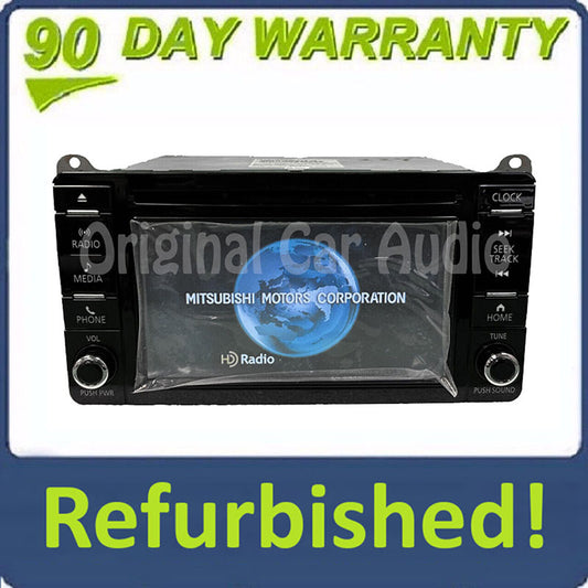 Refurbished 2016-2017 Mitsubishi Outlander Lancer OEM AM FM Radio Receiver CD Player Touch Screen Display