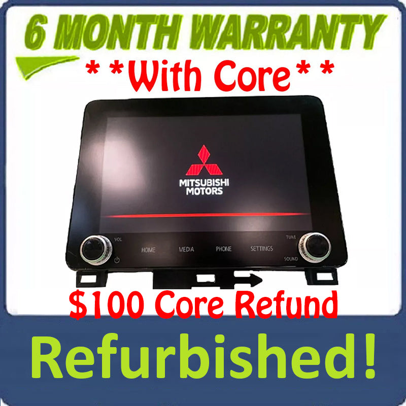 Refurbished 2022 - 2023 Mitsubishi Eclipse Cross OEM 8��������� AM FM Radio Touch Screen Receiver