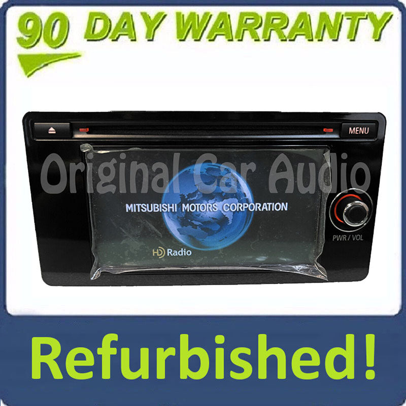 Refurbished 2014 - 2015 Mitsubishi Lancer Outlander OEM AM FM Radio Receiver Display CD Player