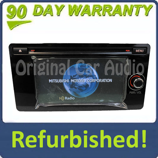 Refurbished 2014 - 2015 Mitsubishi Lancer Outlander OEM AM FM Radio Receiver Display CD Player