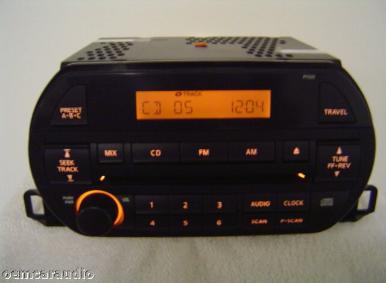 Nissan Altima Radio CD Player PY520 28185-3Z700 2002-2004