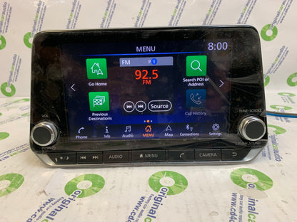 Refurbished 2019 - 2020 Nissan Altima OEM NON-BOSE Touch Screen Navigation AM FM XM Receiver CAR PLAY
