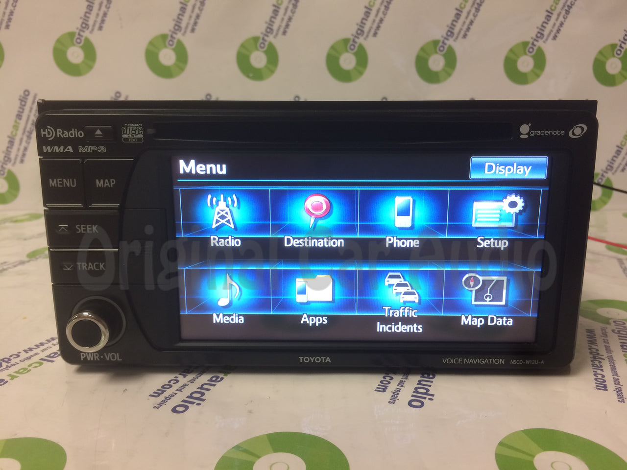 2011 - 2014 Toyota Sienna OEM Single CD Gracenote Navigation HD Radio Reciever
