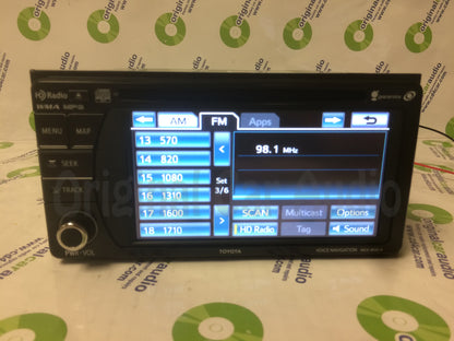 2011 - 2014 Toyota Sienna OEM Single CD Gracenote Navigation HD Radio Reciever