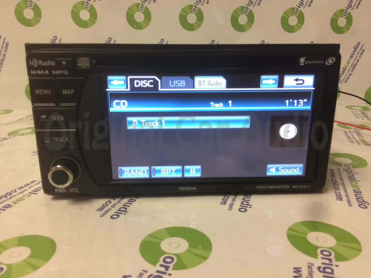NEW 2011 - 2014 Toyota Sienna OEM Single CD Gracenote Navigation AM FM Radio Reciever NSCD-W12U-A