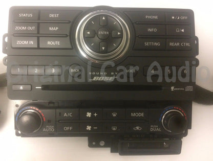 2007 - 2015 Infiniti EX35 G37 Q60 OEM Navigation Radio Climate Control Panel