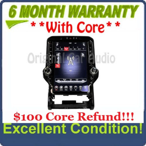 2019 - 2022 Ram Truck 1500 OEM Navigation Center Stack Panel Control Touch Screen Display 12"