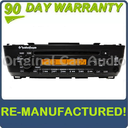 REMANUFACTERED 2000 - 2006 Nissan Sentra OEM AM FM ROCKFORD FOSGATE Radio Stereo Single CD Player AUX Remote Changer Controls 9 Speaker System