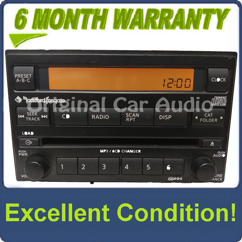 05 06 07 Nissan Xterra Frontier Pathfinder Original CD and Radio Player