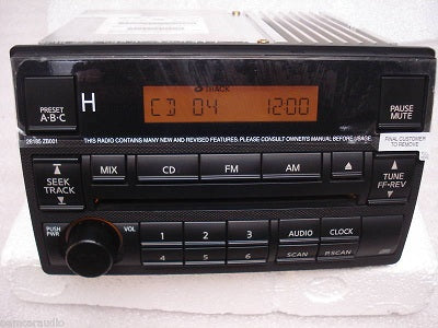 05 -06 Nissan Altima Radio and CD player