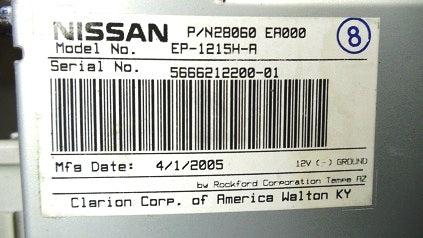 2004 - 2015 Nissan Xterra Frontier OEM Rockford Fosgate Amplifier