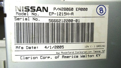 2004 - 2015 Nissan Xterra Frontier OEM Rockford Fosgate Amplifier