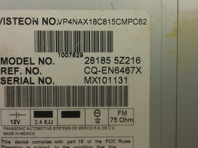 Nissan Quest BOSE Radio 6 Disc CD Changer Disc Player OEM