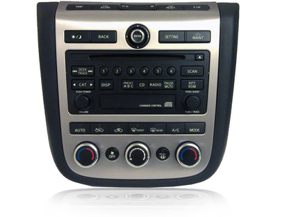 2006 2007 NISSAN Murano OEM AM FM CD Player Receiver with AC Heat Temp Climate Controls