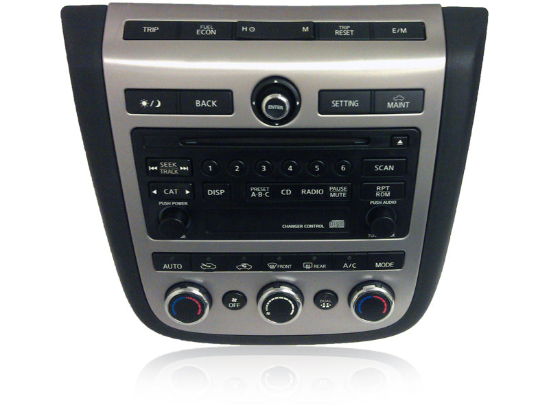2006 2007 NISSAN Murano OEM AM FM CD Player Receiver with AC Heat Temp Climate Controls