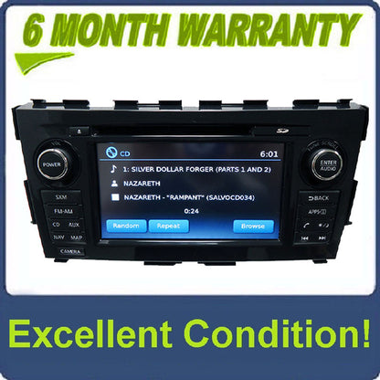 2014 2015 Nissan ALTIMA OEM Navigation NissanConnect XM Radio AUX MP3 CD Player