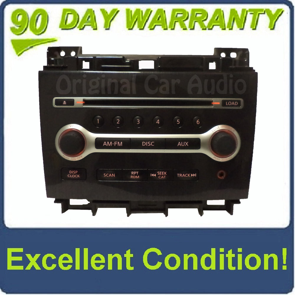 2009 - 2013 Nissan Maxima OEM AM FM Radio AUX 6 Disc Changer CD Player Receiver