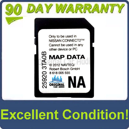 Nissan SD Map CARD OEM NAVTEQ 25920 3TA0B