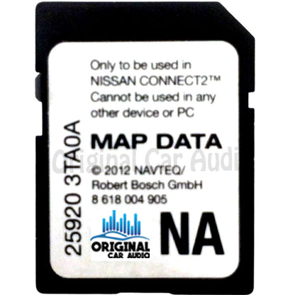 Nissan SD Map CARD OEM NAVTEQ 25920 3TA0A