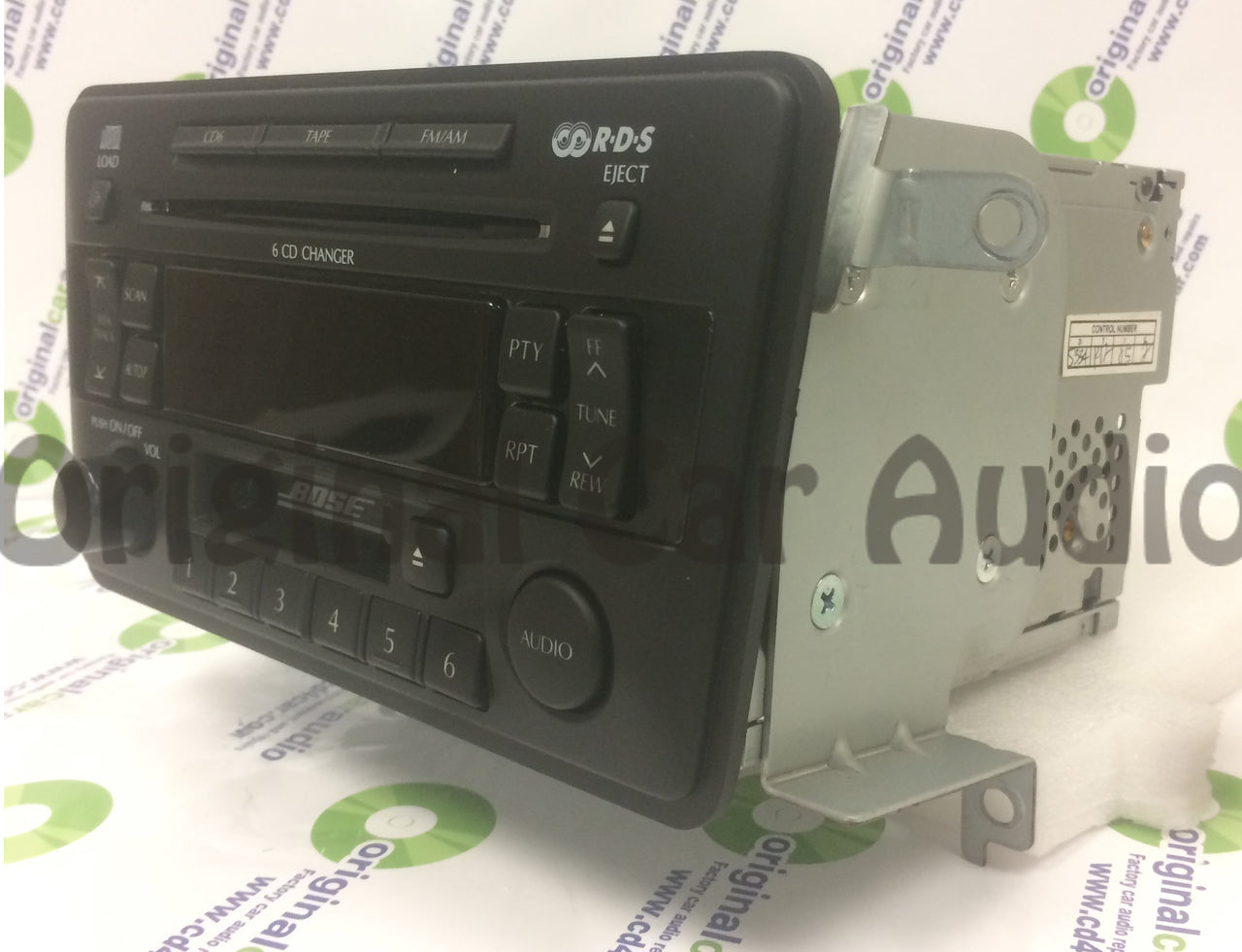 2001 - 2003 Nissan Infiniti OEM BOSE Radio 6 Disc Changer Tape Cassette CD Player PN-2439N CR050