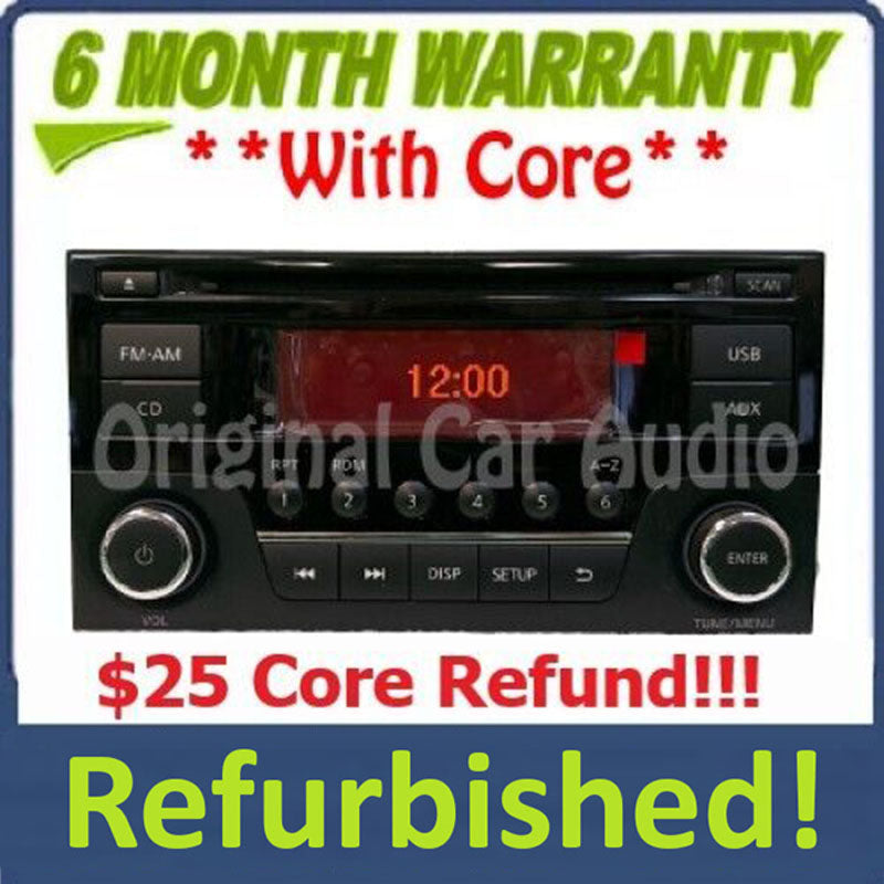 2014 - 2017 Nissan Sentra Versa OEM Single CD AM FM USB Radio Receiver Blemished