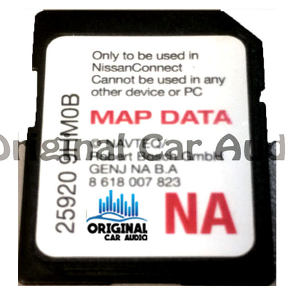 2014 - 2018 Nissan OEM NAVTEQ BOSCH Navigation Map SD Card