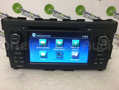 2014 - 2016 Nissan Altima OEM Navigation Nissan Connect MP3 CD Player MATTE BLACK