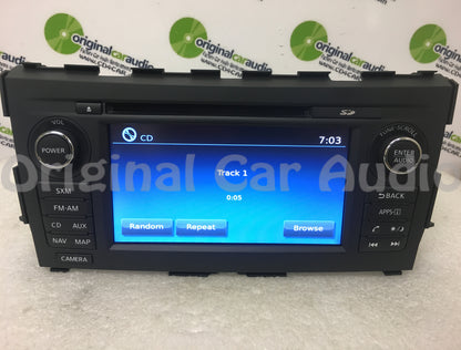 2014 - 2016 Nissan Altima OEM Navigation Nissan Connect MP3 CD Player MATTE BLACK