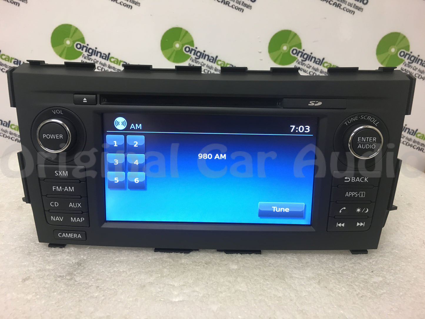 2014 - 2016 Nissan Altima OEM Navigation Nissan Connect MP3 CD Player MATTE BLACK