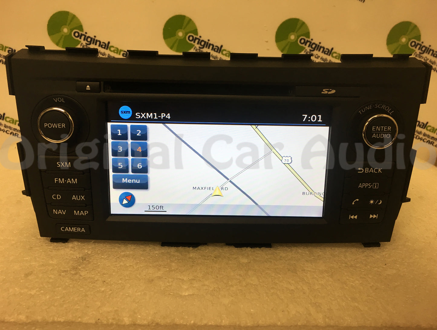 2014 - 2016 Nissan Altima OEM Navigation Nissan Connect MP3 CD Player MATTE BLACK