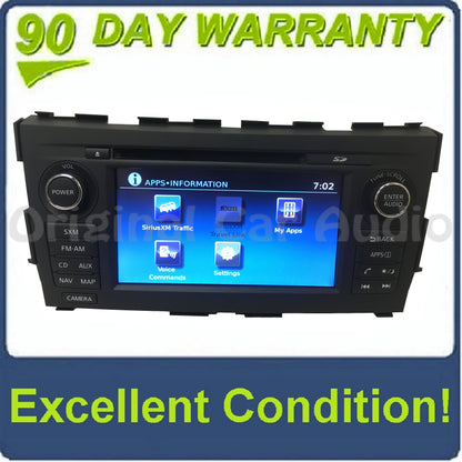 2014 - 2016 Nissan Altima OEM Navigation Nissan Connect MP3 CD Player MATTE BLACK