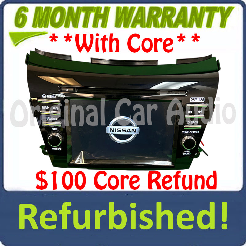 Refurbished 2015 2016 2017 2018 2019 Nissan Murano OEM Navigation BOSE Radio CD Player Receiver w/ CARPLAY