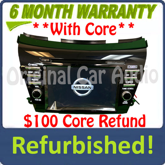Refurbished 2015 2016 2017 2018 2019 Nissan Murano OEM Navigation BOSE Radio CD Player Receiver w/ CARPLAY