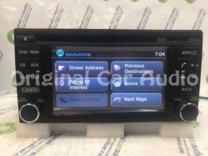 Refurbished 2013 - 2019 Nissan Sentra OEM Touch Screen Navigation Multi Media Radio Receiver