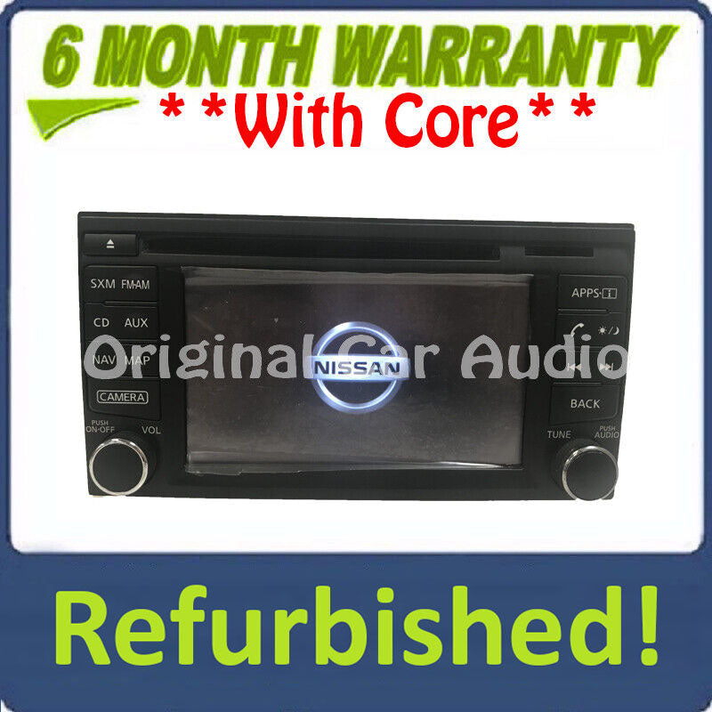 Refurbished 2013 - 2019 Nissan Sentra OEM Touch Screen Navigation Multi Media Radio Receiver