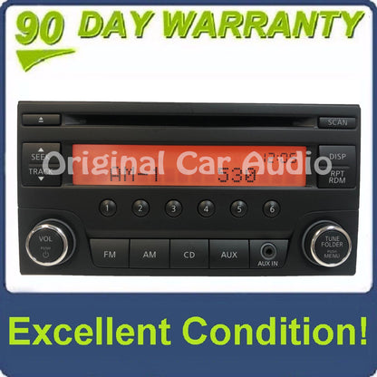 2013 - 2017 Nissan Quest OEM AUX AM FM Single CD Radio 28185 3WS0A
