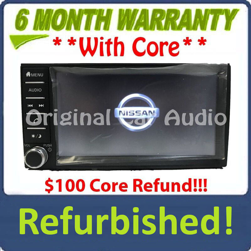 Refurbished 2018 - 2019 Nissan Sentra Versa OEM Touch Screen AM FM Bluetooth Radio Receiver
