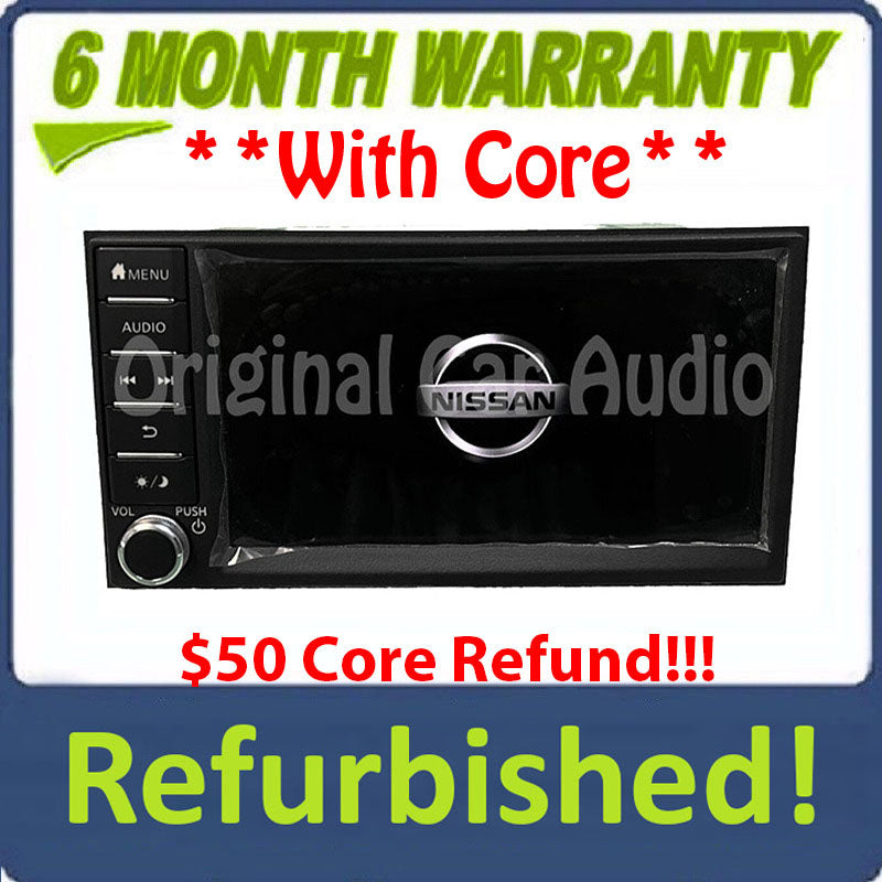 Refurbished 2018 - 2020 Nissan NV200 Sentra Versa OEM Touch Screen AM FM Bluetooth Multi Media Radio Receiver