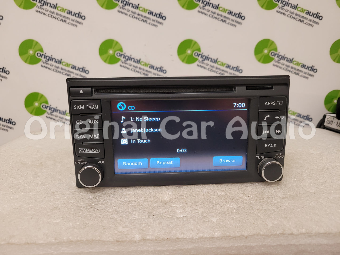 2016 - 2019 Nissan Sentra OEM AM FM SAT Navigation Radio Single CD Player Receiver