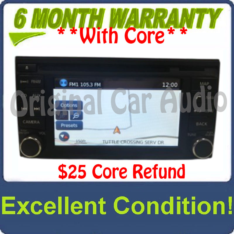 2013 - 2015 Nissan Frontier Titan Xterra OEM Navigation AM FM Radio Receiver