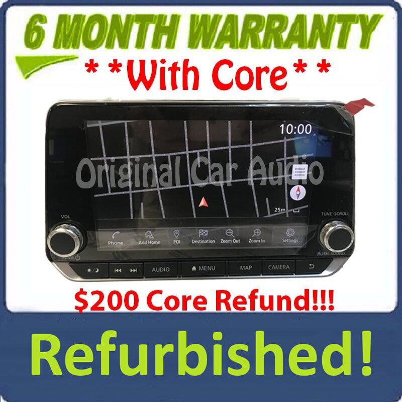 Refurbished 2018 Nissan Altima OEM Navigation AM FM Bluetooth USB Radio Receiver