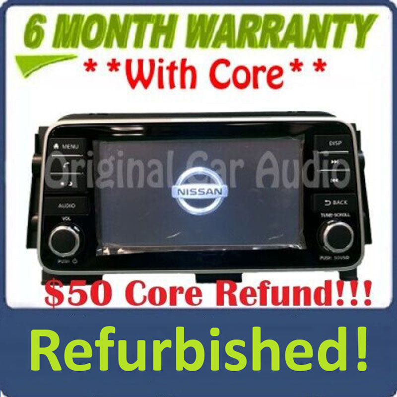 Refurbished 2018 - 2023 Nissan Kicks Versa OEM Display Audio Multi Media Bluetooth Radio Receiver
