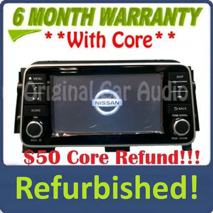 Refurbished 2018 - 2023 Nissan Kicks Versa OEM Display Audio Multi Media Bluetooth Radio Receiver