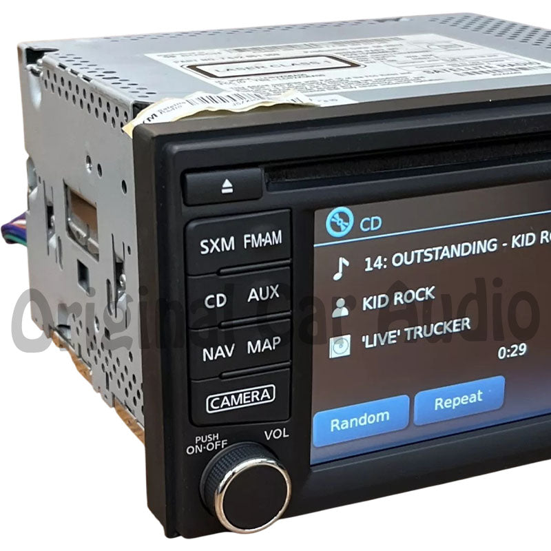 2019 - 2021 Nissan Frontier Radio Audio Video Equipment receiver, AM-FM-CD, w/Rockford Fosgate