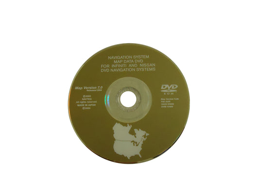Nissan Infiniti Navigation Map Disc Update 7.0