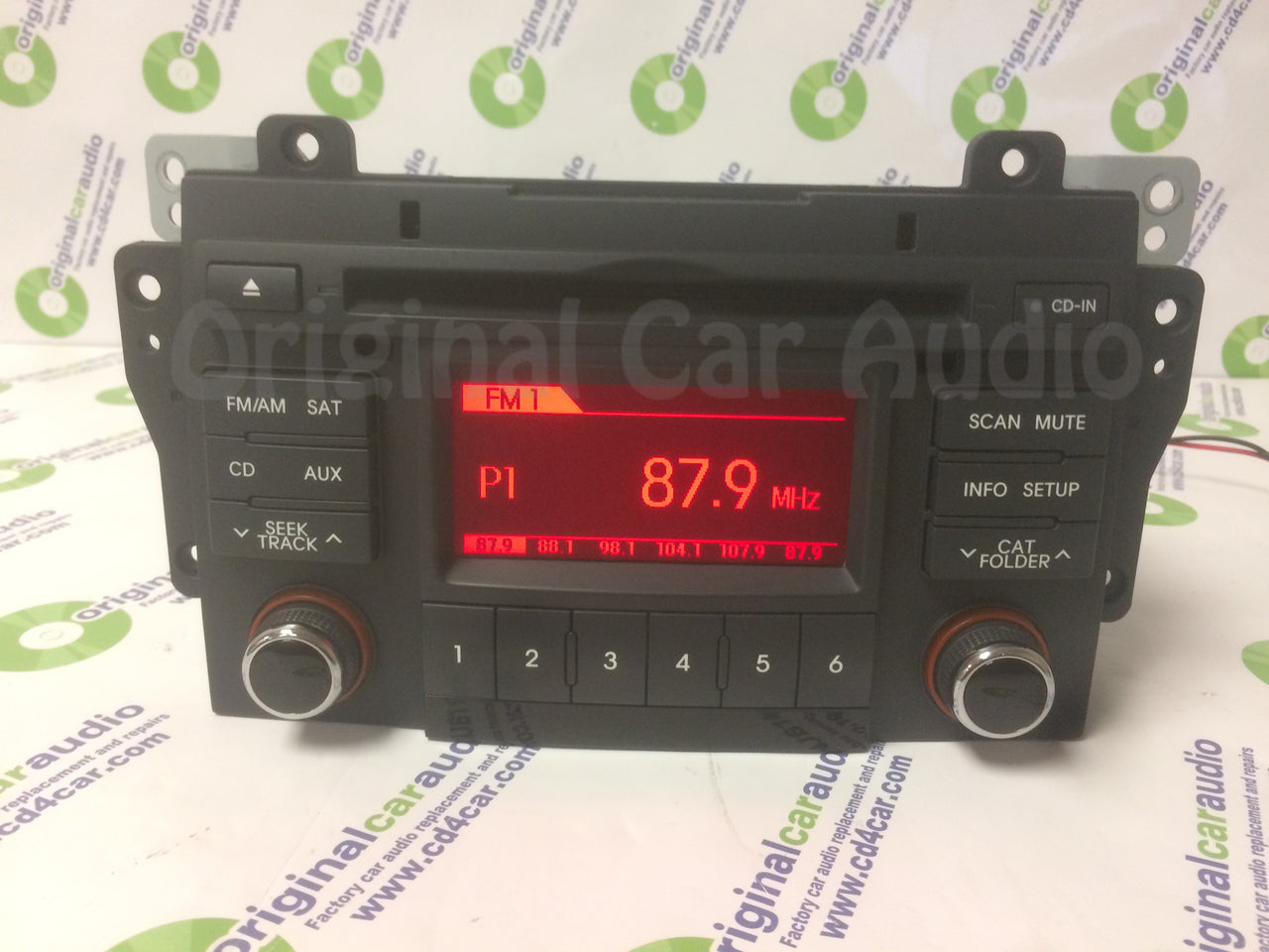 2010 - 2013 Kia Forte OEM Single CD AM FM SAT Radio Bluetooth Receiver